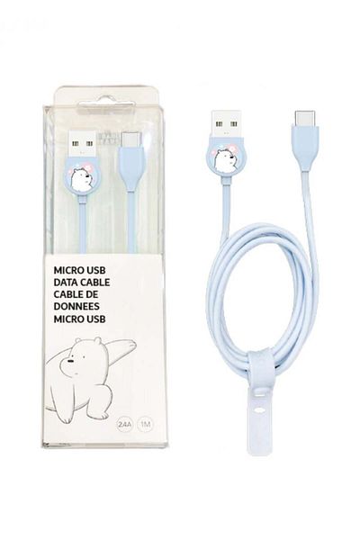 Miniso Ice Bear Micro USB Charger Cable