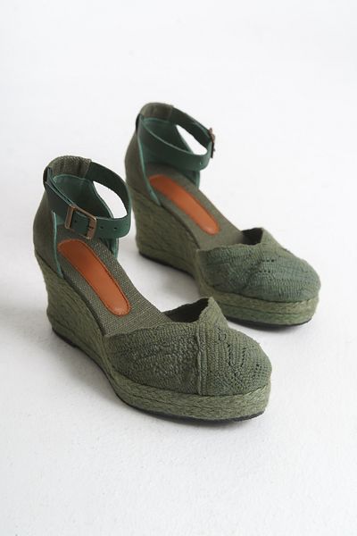 Elile Shoes Памучни плетени еспадрили, размер 33-45