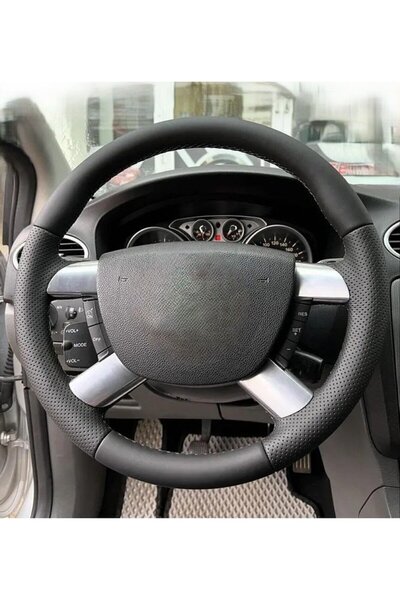 dk direksiyon Kaplamacı Ford Focus 2,5 Araca Özel Dikmeli Direksiyon Kılıfı (...