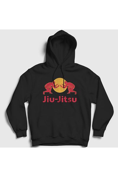 Presmono Унисекс черен суитшърт с качулка, майсторска кеч игра, MMA, UFC, джиу-джицу, 532733tt
