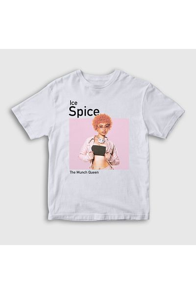Presmono Tricou alb unisex pentru copii Ice Spice 533649 tt