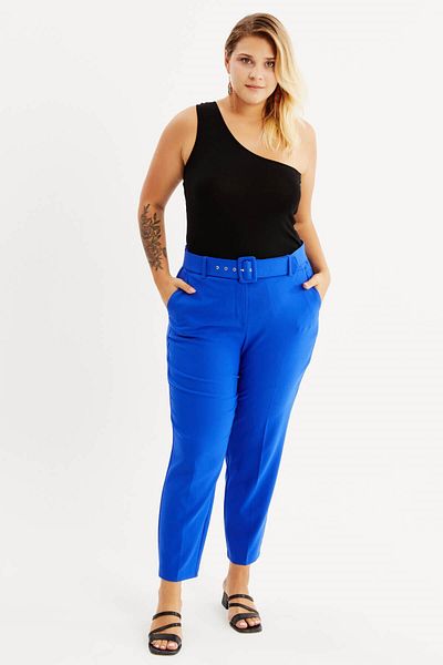 MYLİNE Pantaloni clasici cu curea cu buzunar