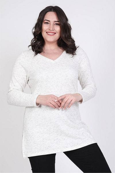 MYLİNE Tunica moale cu decolteu in V