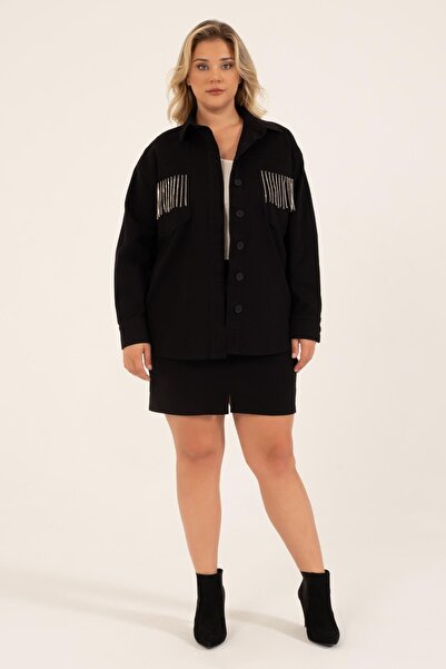 MYLİNE Λεπτό μπουφάν με αλυσίδα με λεπτομέρεια τσέπης