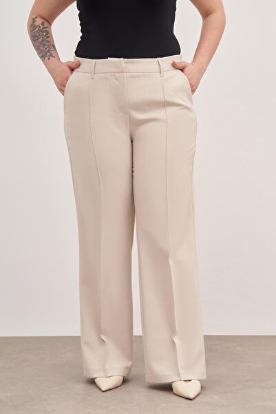 MYLİNE Düz Kesim Klasik Pantolon