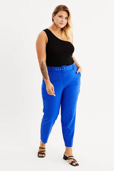 MYLİNE Pantaloni clasici cu curea cu buzunar
