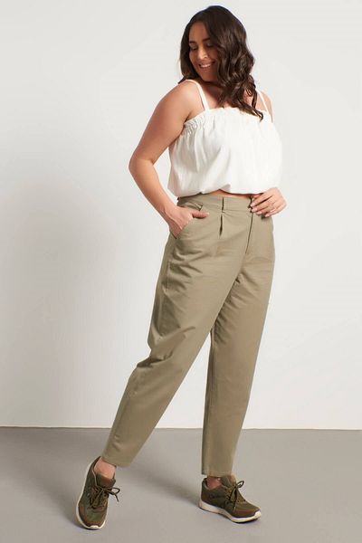 MYLİNE Pantaloni slouchy plisați