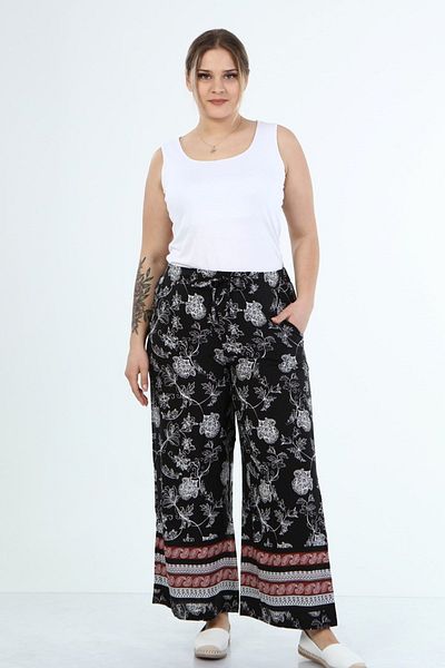 MYLİNE Pantaloni cu picioare largi