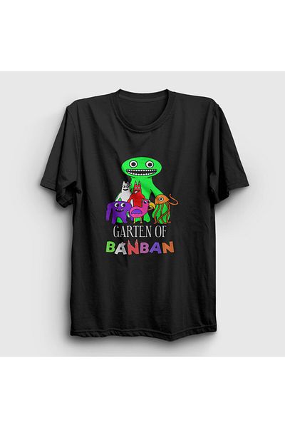 Presmono Μπλουζάκι Unisex Μαύρο All Garten Of Banban 531271 ττ