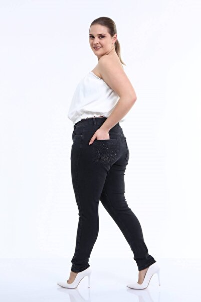 MYLİNE Джинси з камушками на задній кишені