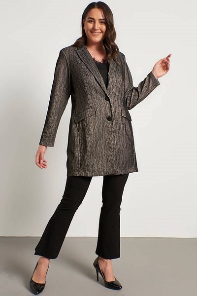 MYLİNE Unlined Knitted Long Jacket