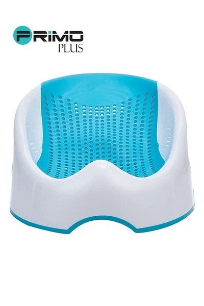 Primo Plus Clean, non-slip baby bath safe cradle with sturdy reclining headrest