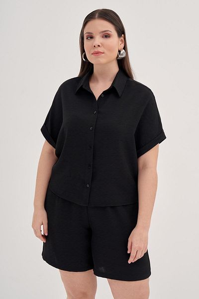 MYLİNE Short Sleeve Oversize Shirt