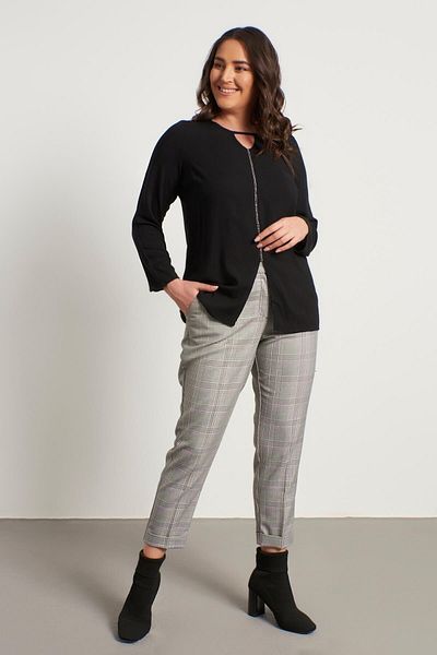 MYLİNE Slim Fit Classic Trousers with Pocket Detail