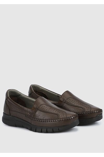 Eclipse Women's Brown Leather Shoes