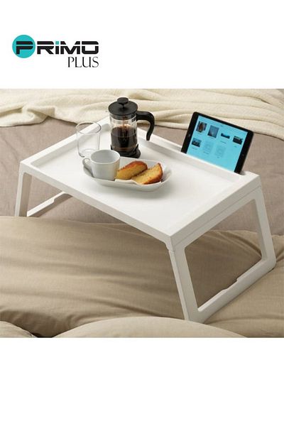 Primo Plus White foldable bedside table