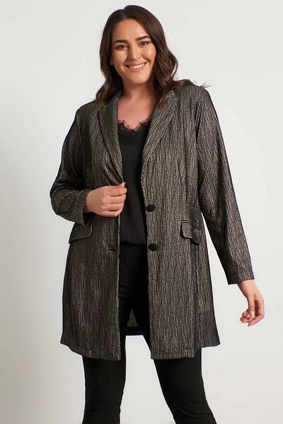 MYLİNE Unlined Knitted Long Jacket