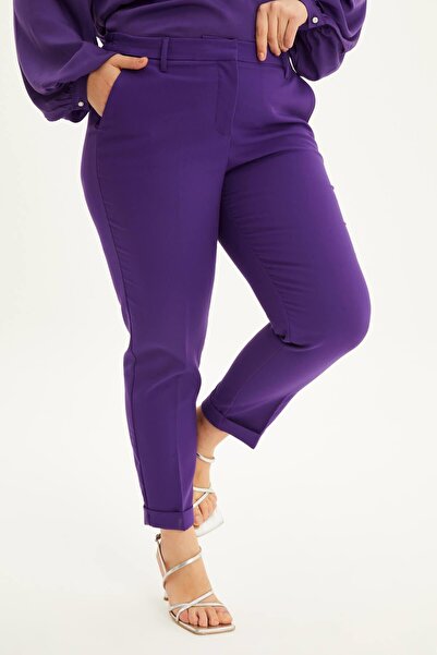 MYLİNE Cep Detaylı Slim Fit Klasik Pantolon