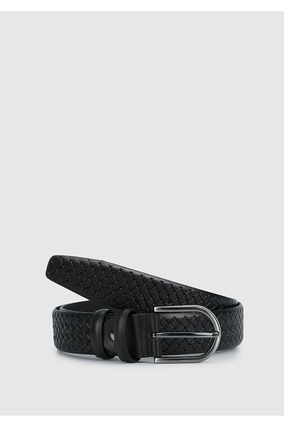 Provoq Provoq 013 Men's Black Leather Belt