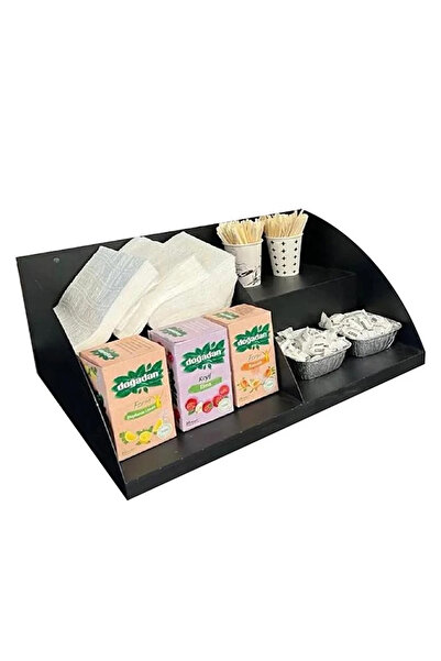 VODİNOX Tezgahönü Düzenleyici Organizer 50 cm Kahve Çay Düzenleyici Cafe Bar ...