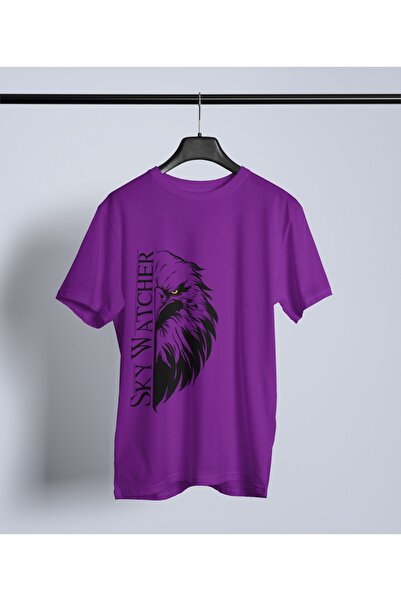 Butik TRIOCĂ CU MÂINĂ SCURTĂ CU Gât rotund, IMPRIMAT TRANSFER, SKY WATCHER, B...