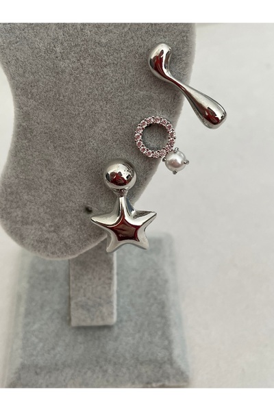 ATELİERGONCA ÖZEL SERİ YILDIZ KÜPE SETİ