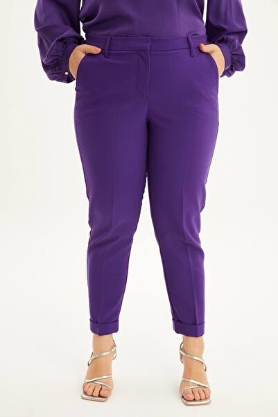 MYLİNE Cep Detaylı Slim Fit Klasik Pantolon