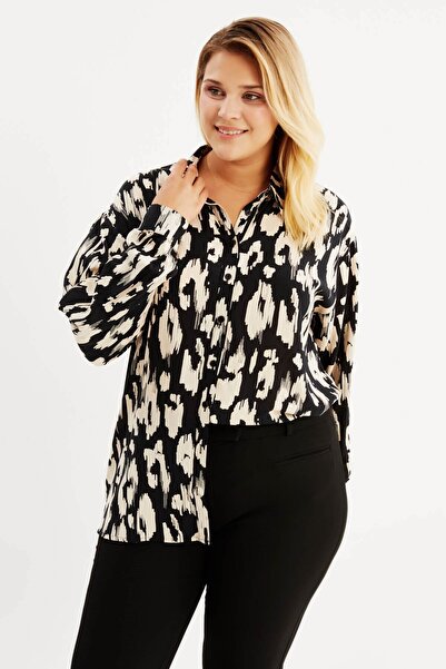 MYLİNE Desenli Uzun Kollu Gömlek