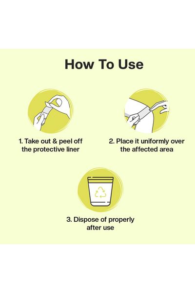 Pee Safe Peesafe Feminine Herbal Period Pain Relief Patches, Lasts For Up To 12 Hours (5 Patches)-Pack of 3