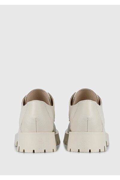 Provoq Bej Deri Kadın Ayakkabı