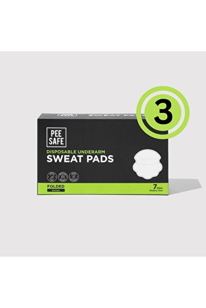 Pee Safe وسادات العرق من Peesafe لمنطقة تحت الإبط – 14 وسادة مطوية (عبوة من 3...
