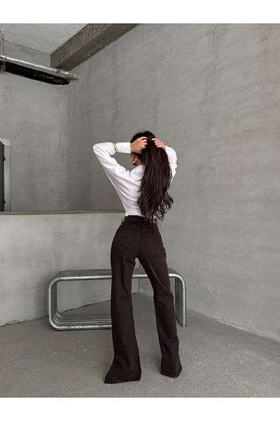 DENİKK TREND SPECIAL DESIGN ΠΛΑΤΗ ΠΟΔΙ PALAZZO JEAN ΤΕΝΙΝ ΠΑΝΤΕΛΟΝΙ ΛΕΠΤΟΜΕΡΕΙΑΣ