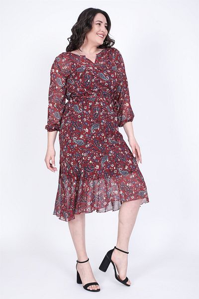 MYLİNE Rochie din șifon cu fustă