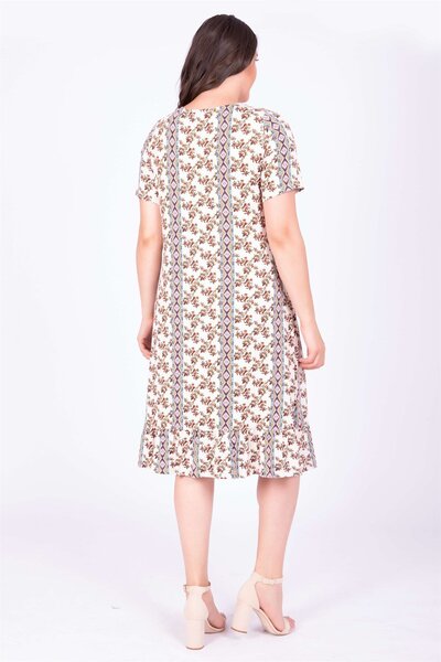 MYLİNE Eteği Volanlı Elbise