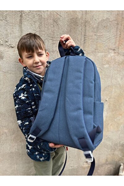 Çanta Trend Ноутбук відділення (7 відділень) унісекс полотняна шкільна сумка