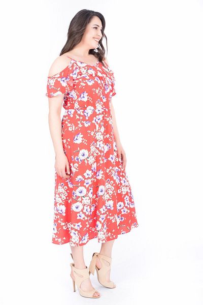 MYLİNE Rochie cu maneci cu volan