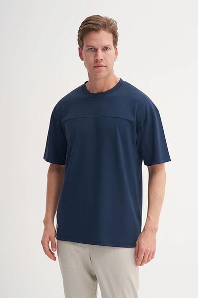 Cazador Πλεκτό μπλουζάκι Jazz 4007 Relax Fit Crew Neck