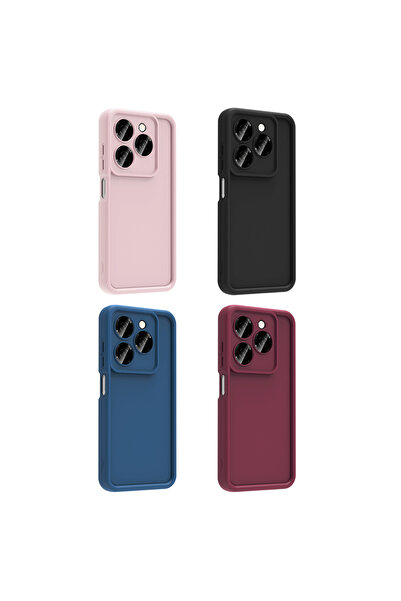 halkhouse Tecno Spark 20 Case Camera Protected Unbreakable Colorful Flexible Stylish Soft Cover