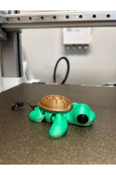 HF DESIGNER Movable Jointed Turtle Keychain