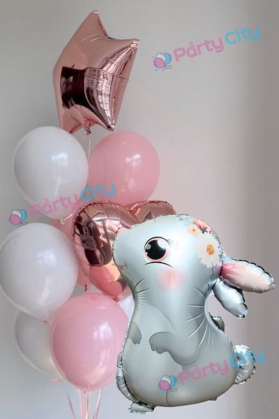 Party City Σετ γενεθλίων με χαριτωμένο αλουμινόχαρτο με μπαλόνι με αστέρια