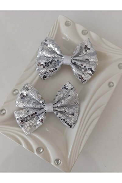 MutluBiDünya Kız Çocuk Pullu Fiyonk Pens Toka