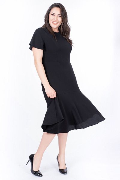 MYLİNE Rochie lungă cu fustă cu volan