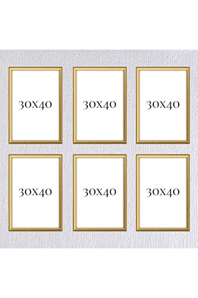 Araste Çerçeve & Dekorasyon Altılı 30x40 Çerçeve ( Postersiz ) - Bos1014