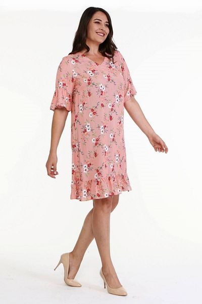 MYLİNE Rochie cu modele cu fustă și mâneci cu volane