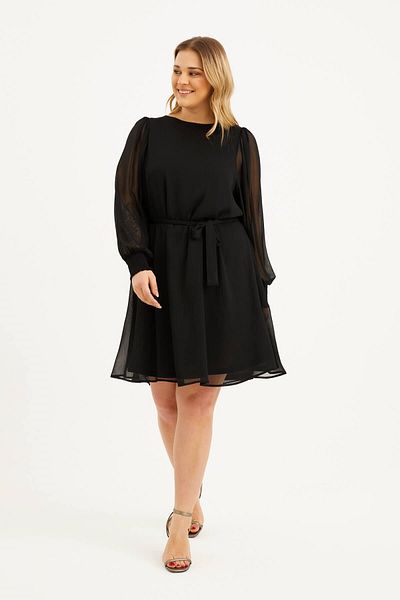 MYLİNE Rochie din șifon căptușită cu curea