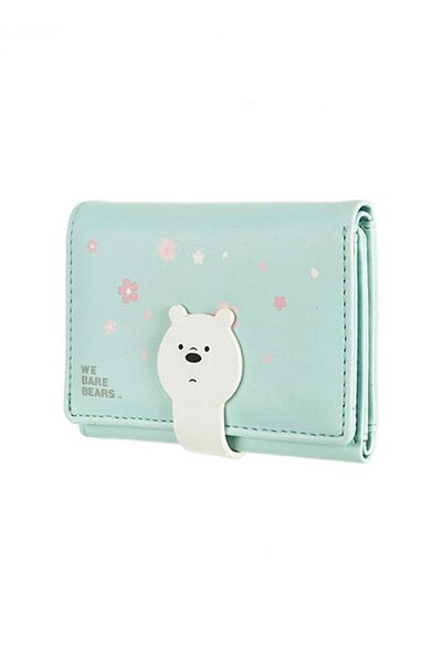 Miniso Women's Wallet - We Bare Bears - Polar