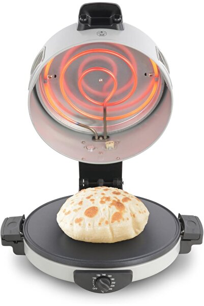 ALSAIF 1600W Electric Bread Making Machine (30cm, Light Grey)