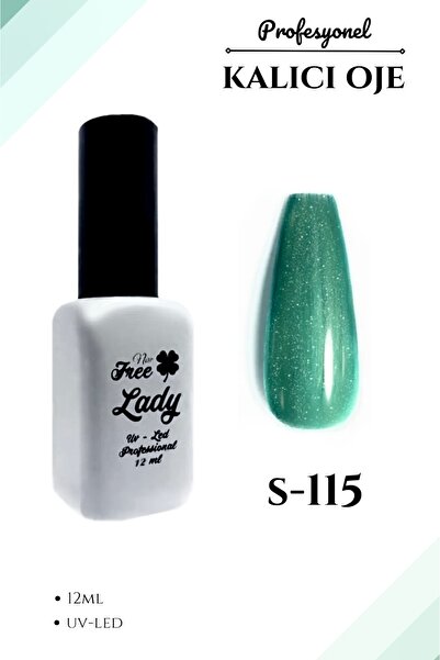 FREELADY Kalıcı Oje Sedefli Yeşil Uv/led 12ml-Sd115
