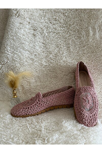 METİC أحذية راقصة الباليه المحبوكة أحذية يومية