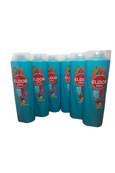 Elidor 400 Ml X 6 Adept Hibiscus and Argan Oil Shampoo